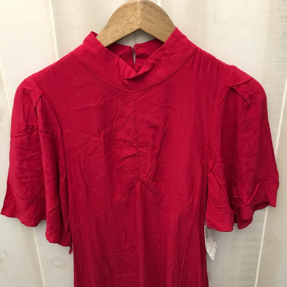 NWT Free people be my baby mock neck button dress - Picture 3 of 12